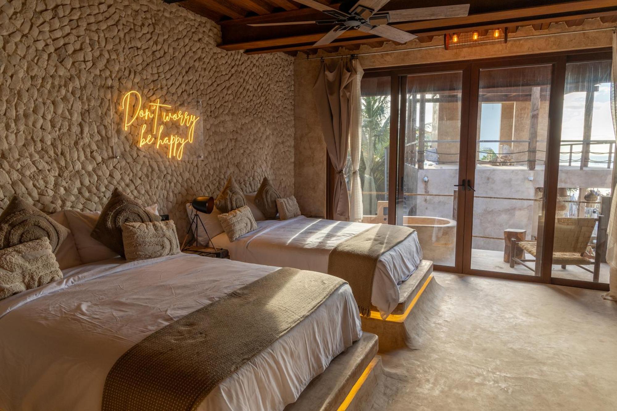 Awa Holbox Hotel Boutique - Beach Front Стая снимка
